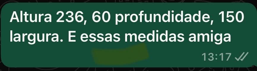 Roupeiro  de 3 portas grande com muita arrumacao