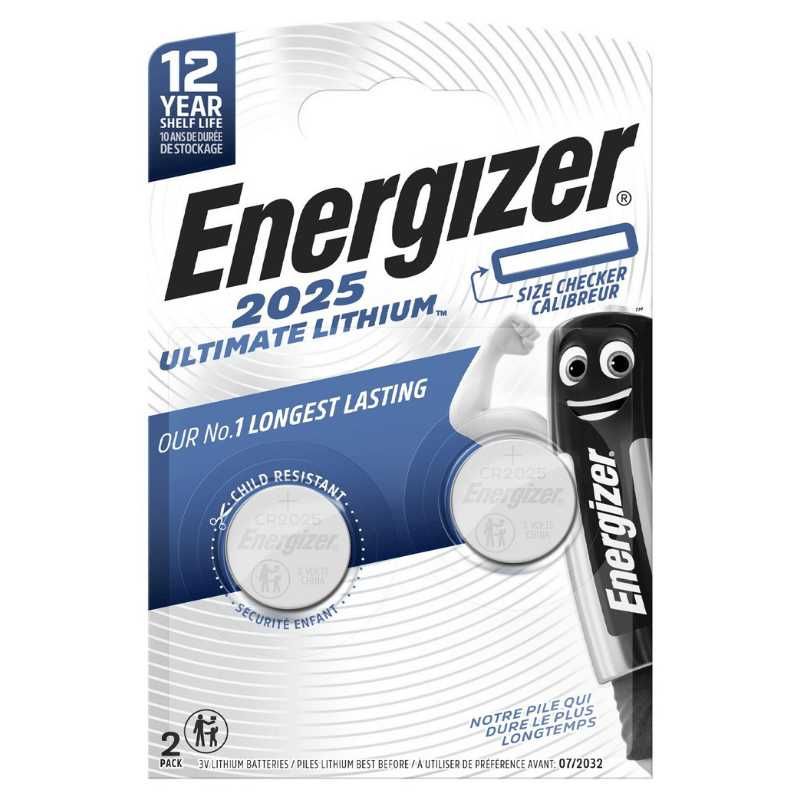 Батарейки Energizer Ultimate Lithium CR2032, CR2025, CR2016 (за 2 шт).