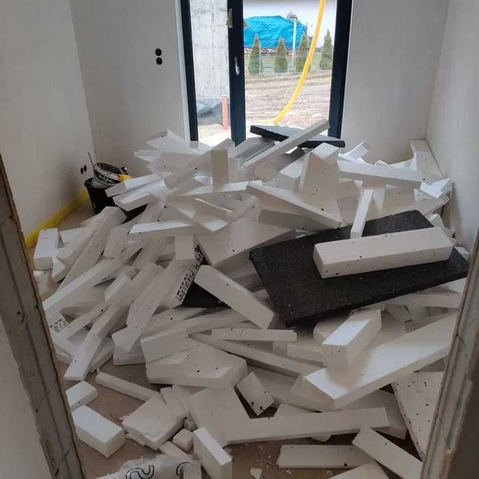 Odpady styropianu resztki styropianowe odbior EPS