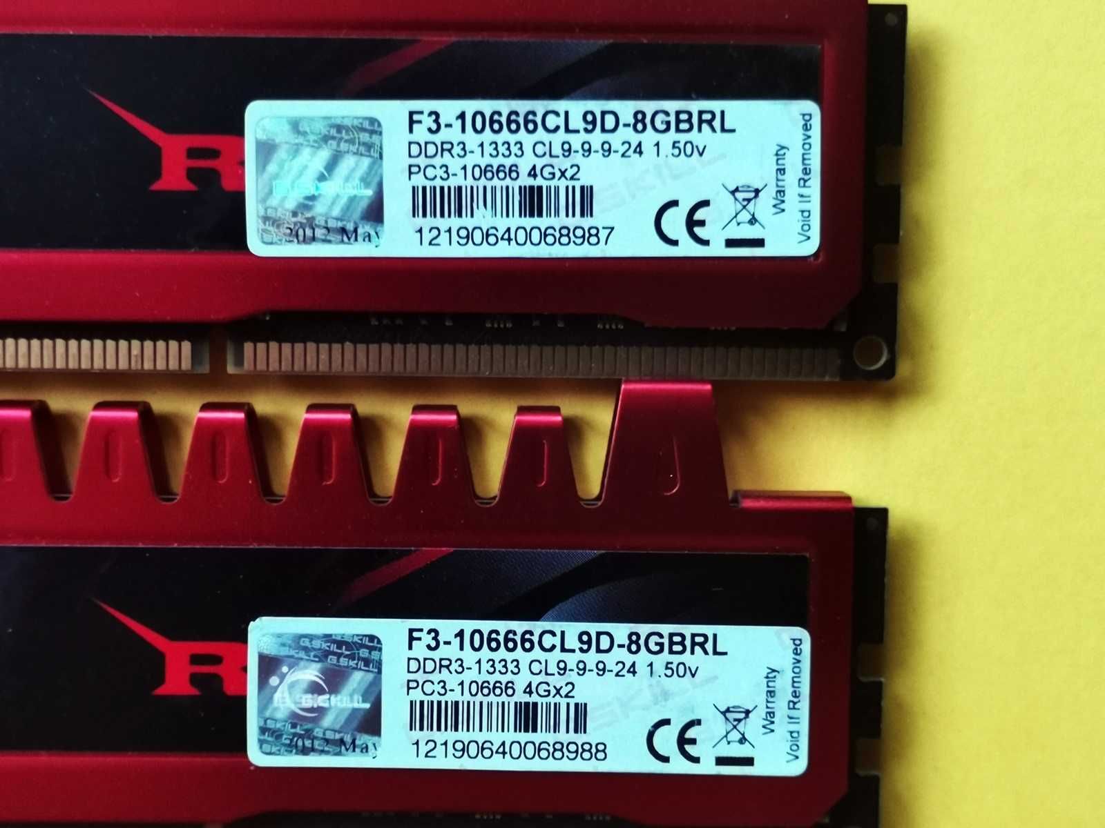 DDR3 8GB G.SkiLL RipJaws 10600 -Komputer