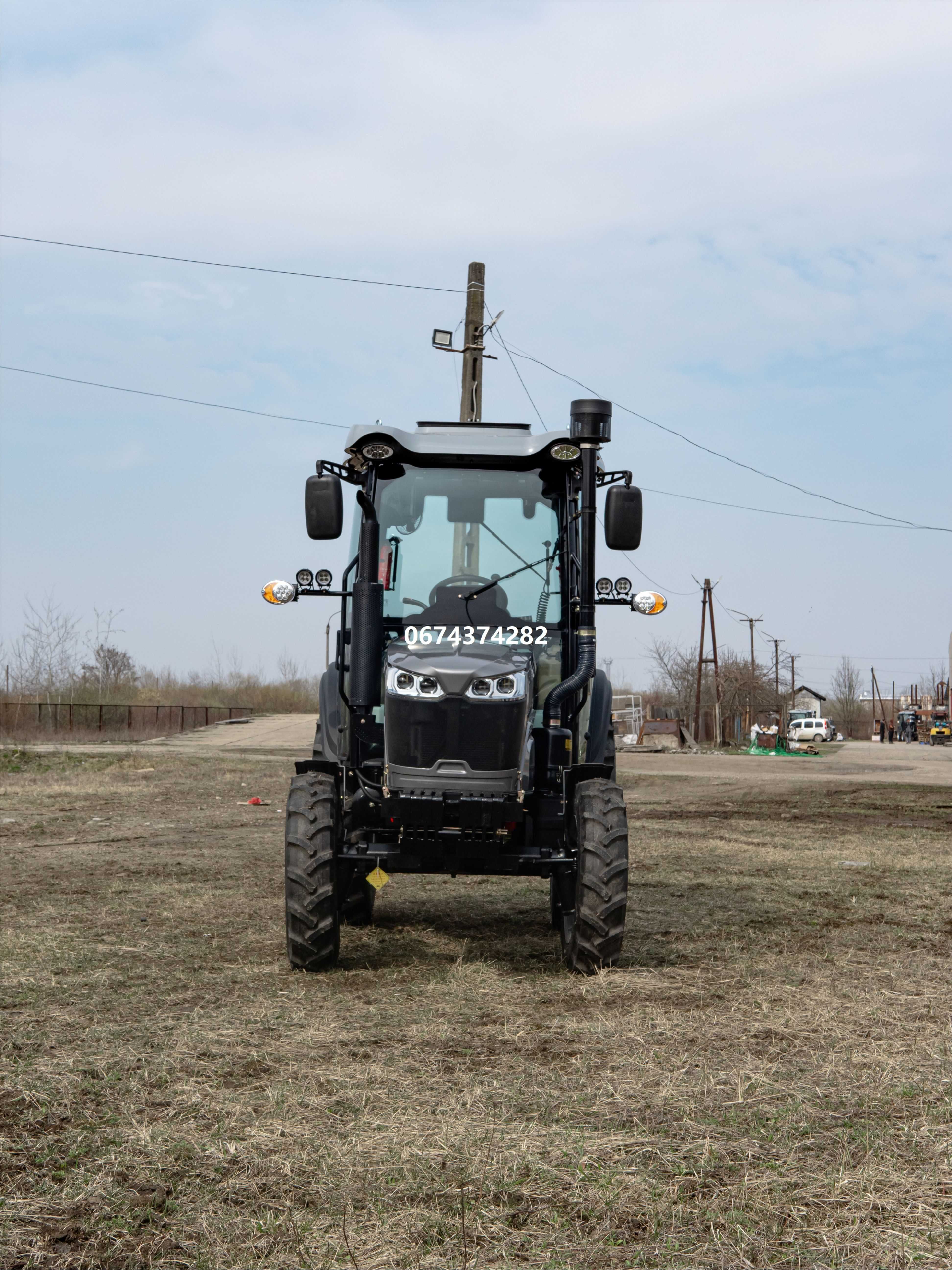 Мінітрактор Скаут TE-504C A/C (з кондиціонером)(оновлений)(сірий)
