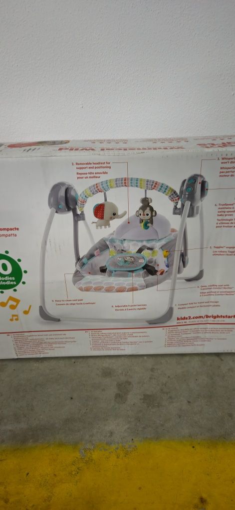 Baloiço Portátil Bright Starts  – Como Novo