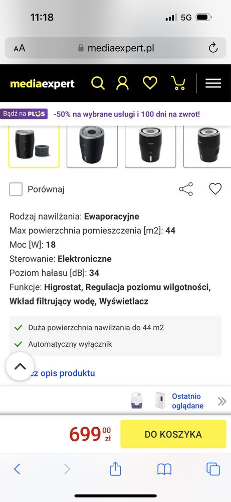 Nawiżacz powietrza philips