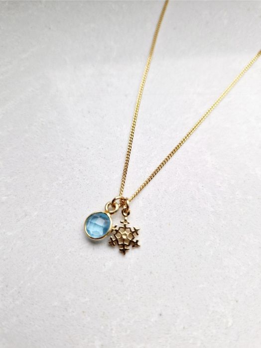 Naszyjnik śnieżynka