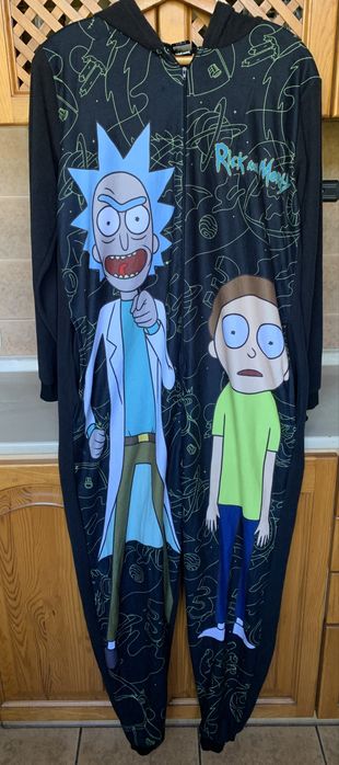Комбінезон-кігуру з персонажами мультсеріалу «рік і морті».