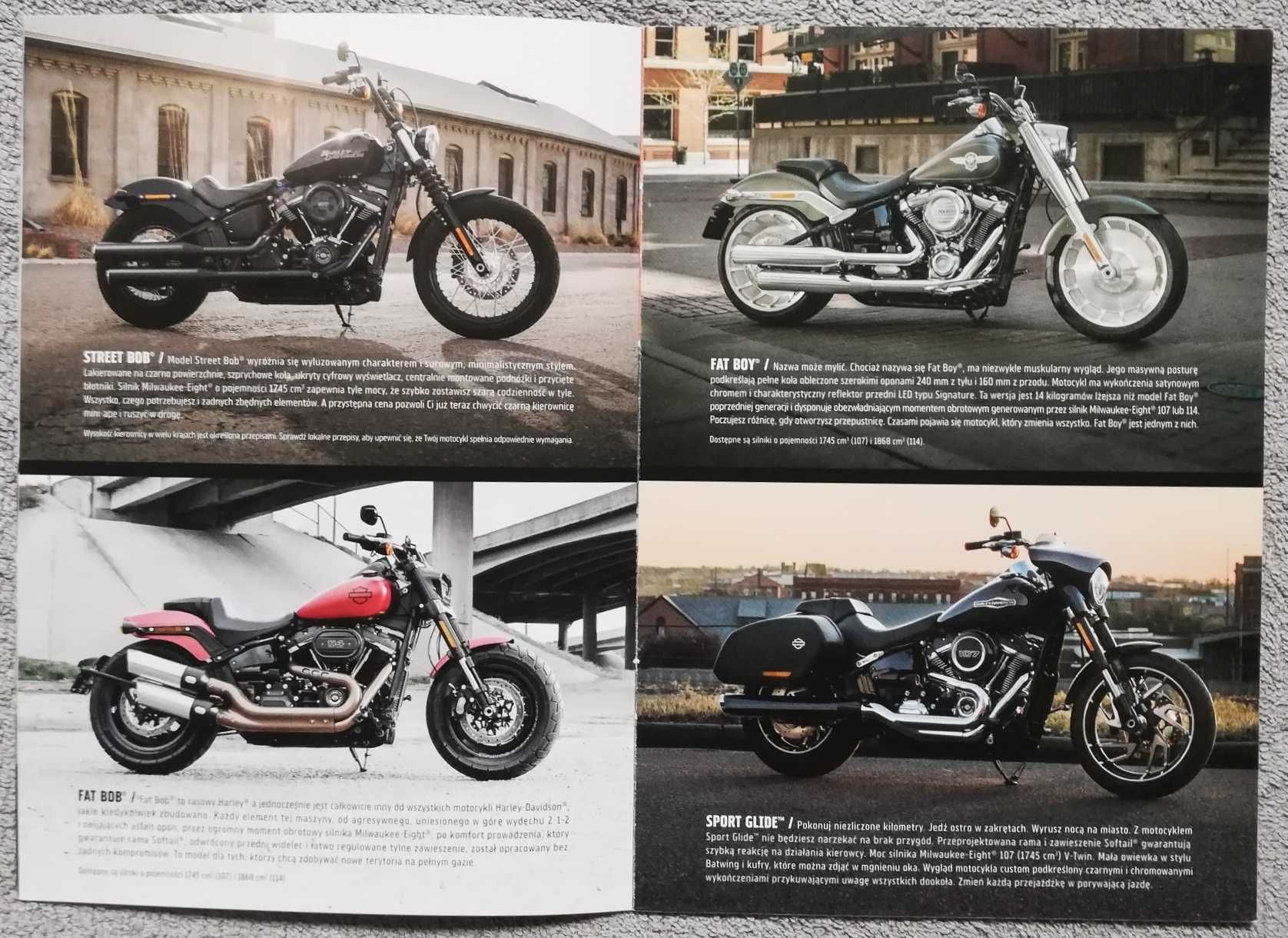 Prospekt Motocykle Harley Davidson 2019