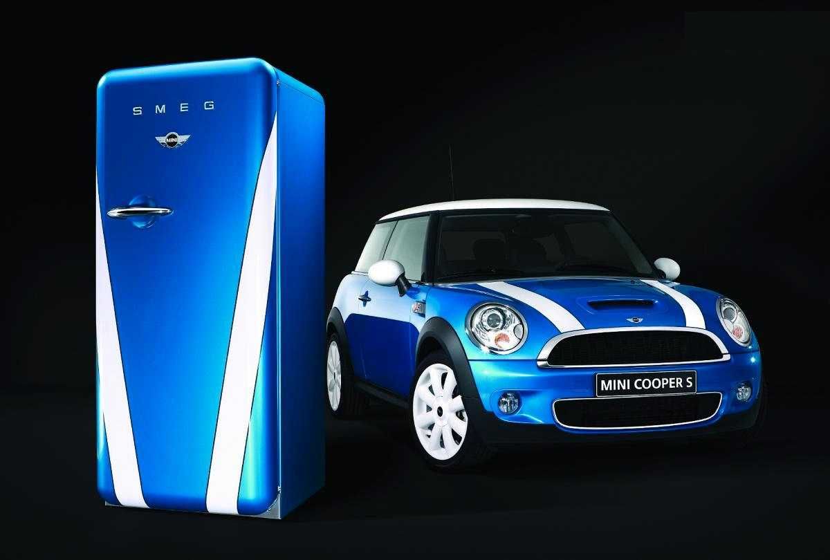 Frigorífico SMEG / Mini Cooper S, edição limitada, 250 unid. numeradas