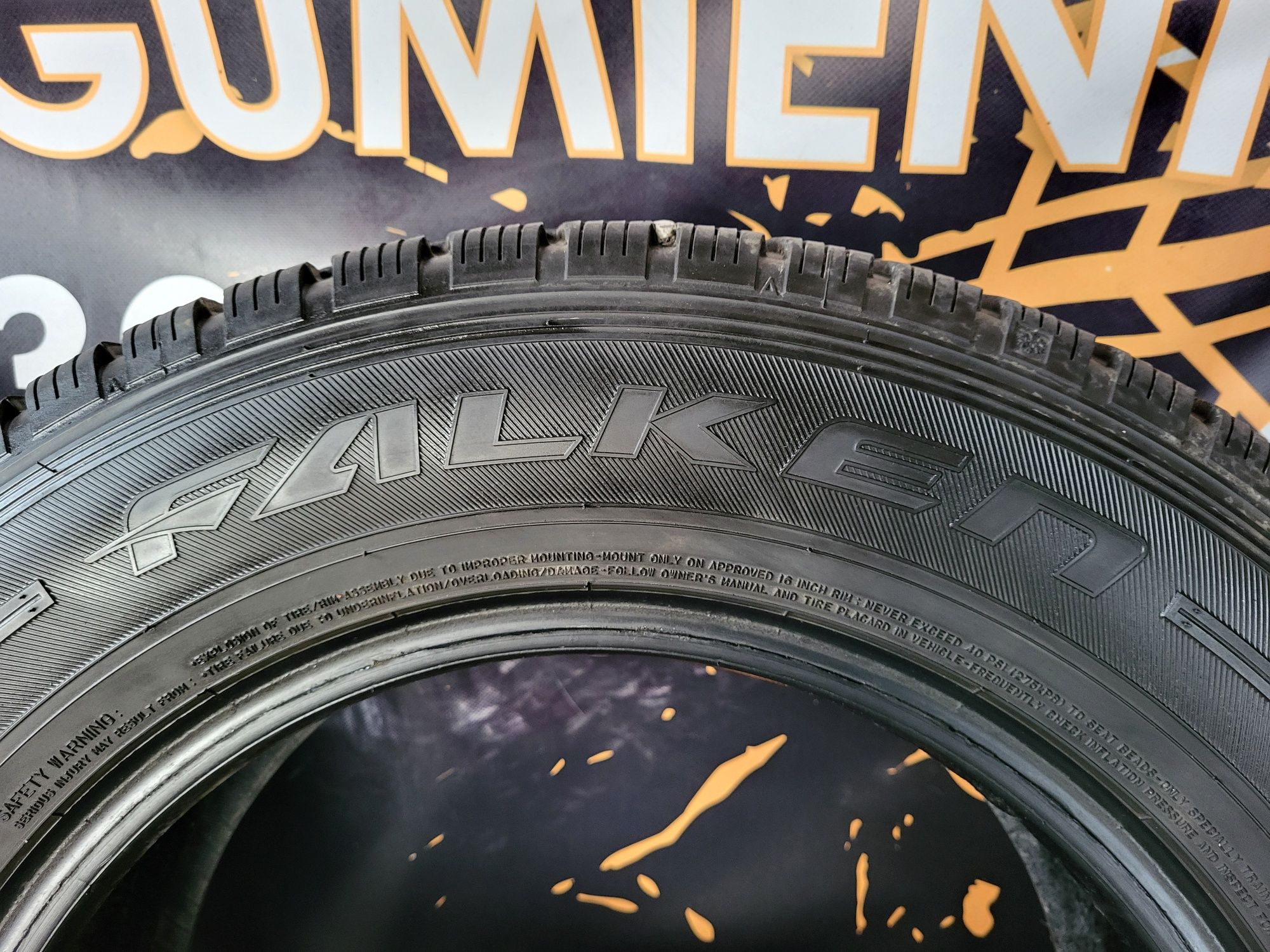 Opony wielosezonowe 215/65/16C Falken 22rok 8,2mm