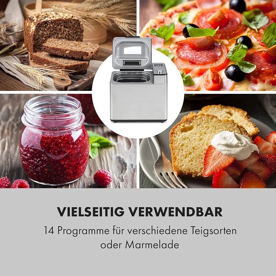 Nowy Automat Maszyna do pieczenia chleba Klarstein Brotilde Timer