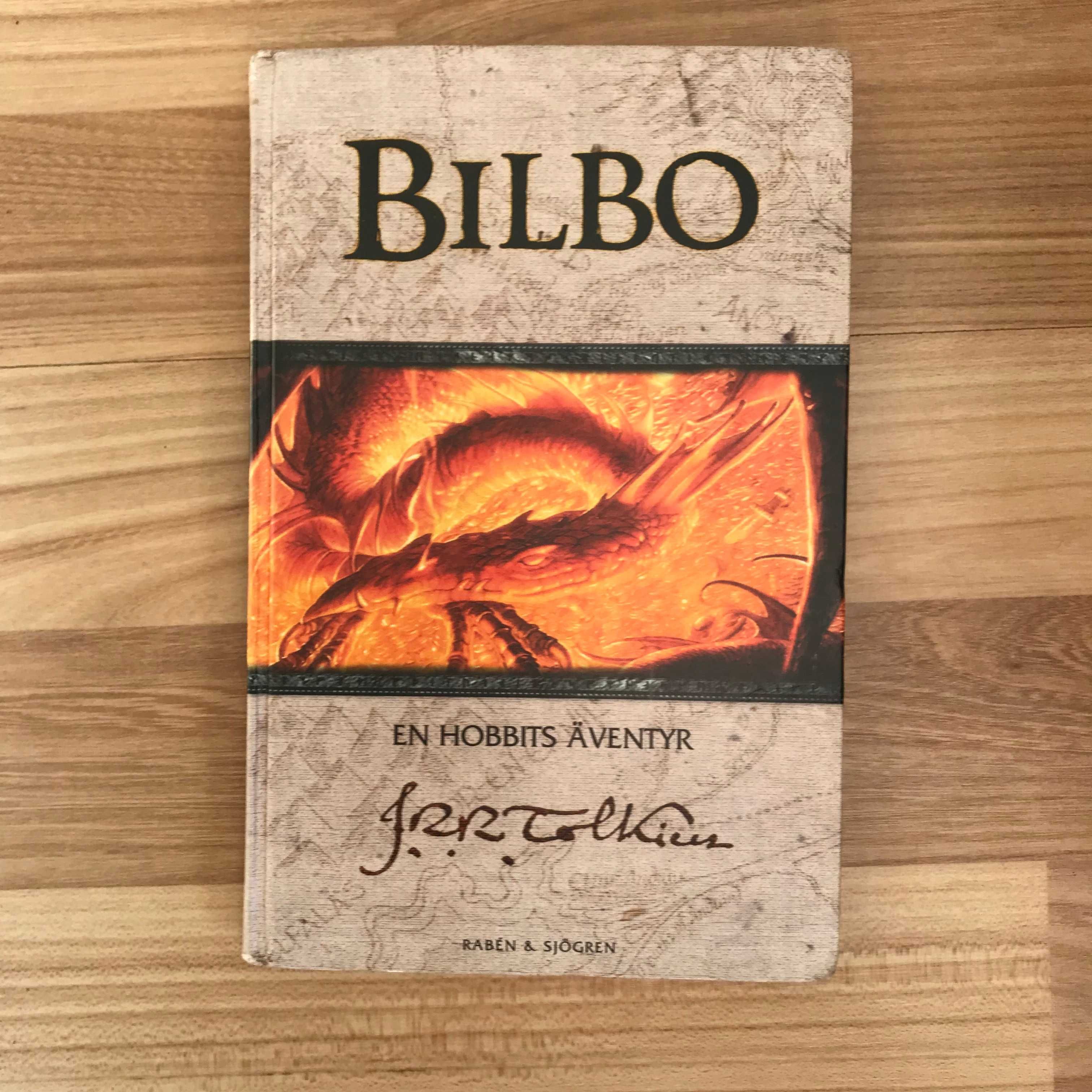 Bilbo En Hobbits Aventyr Tolkien - Hobbit po szwedzku twarda
