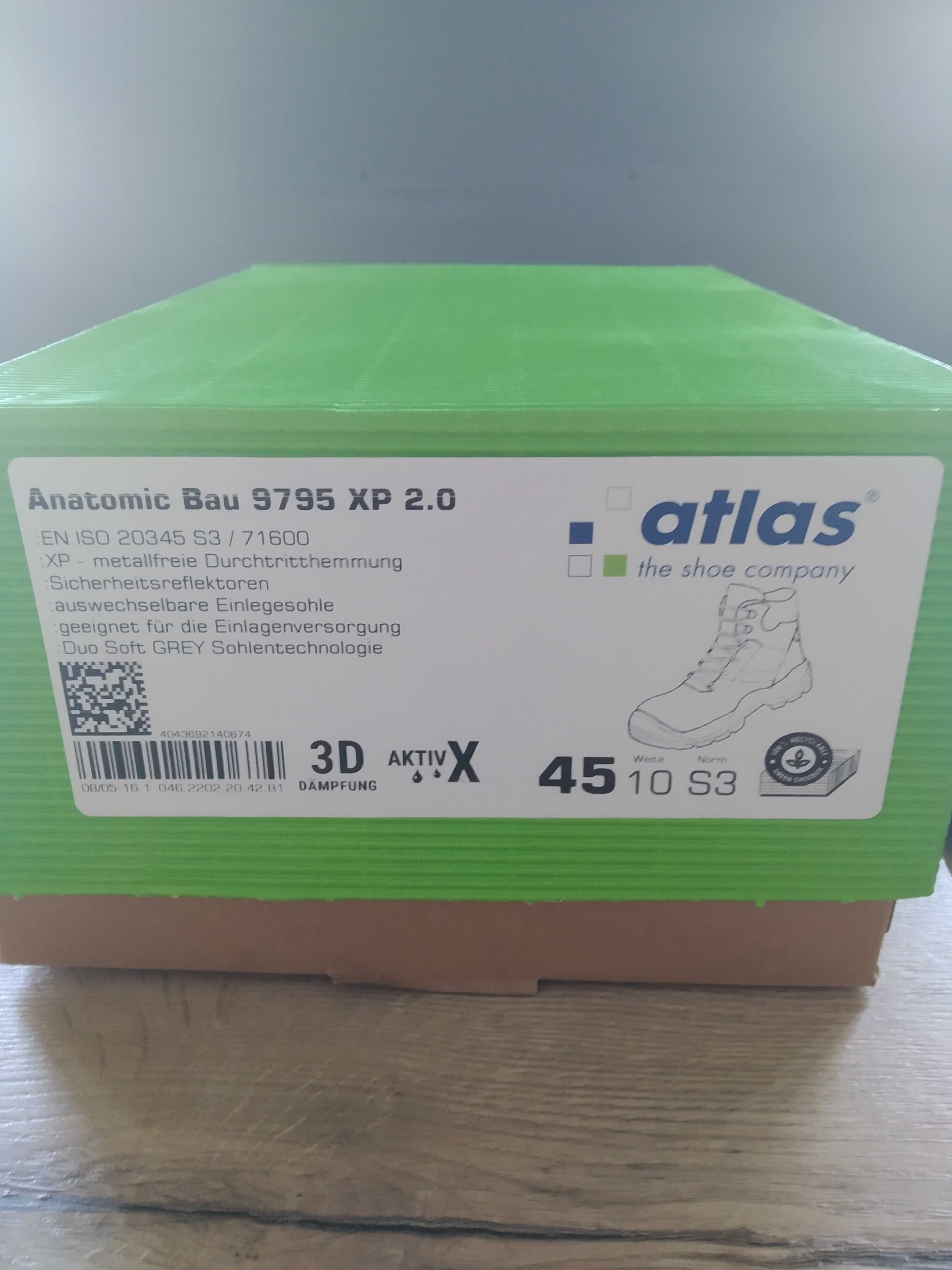 Buty robocze Atlas Anatomic Bau 9795 XP r. 45