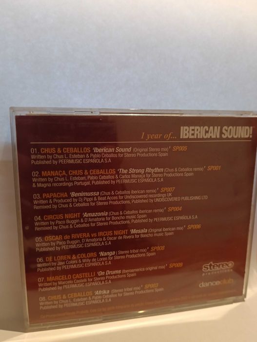 cd Iberican Sound! - Mixed by Chus & Ceballos, em bom estado