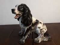 Figurka porcelanowa pies Cocker Spaniel Gloriette Keramik Austria