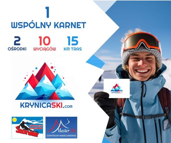 2x karnet całodzienny na stok/ stoki narciarskie Krynica Ski
