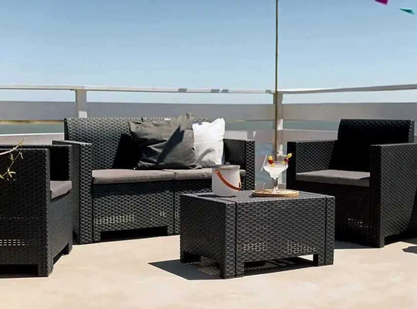 Комплект мебели для сада садовые кресла стол сундук диван дачні меблі