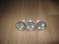 Niebieska żarówka LED 3x1 Wat - 3 sztuki