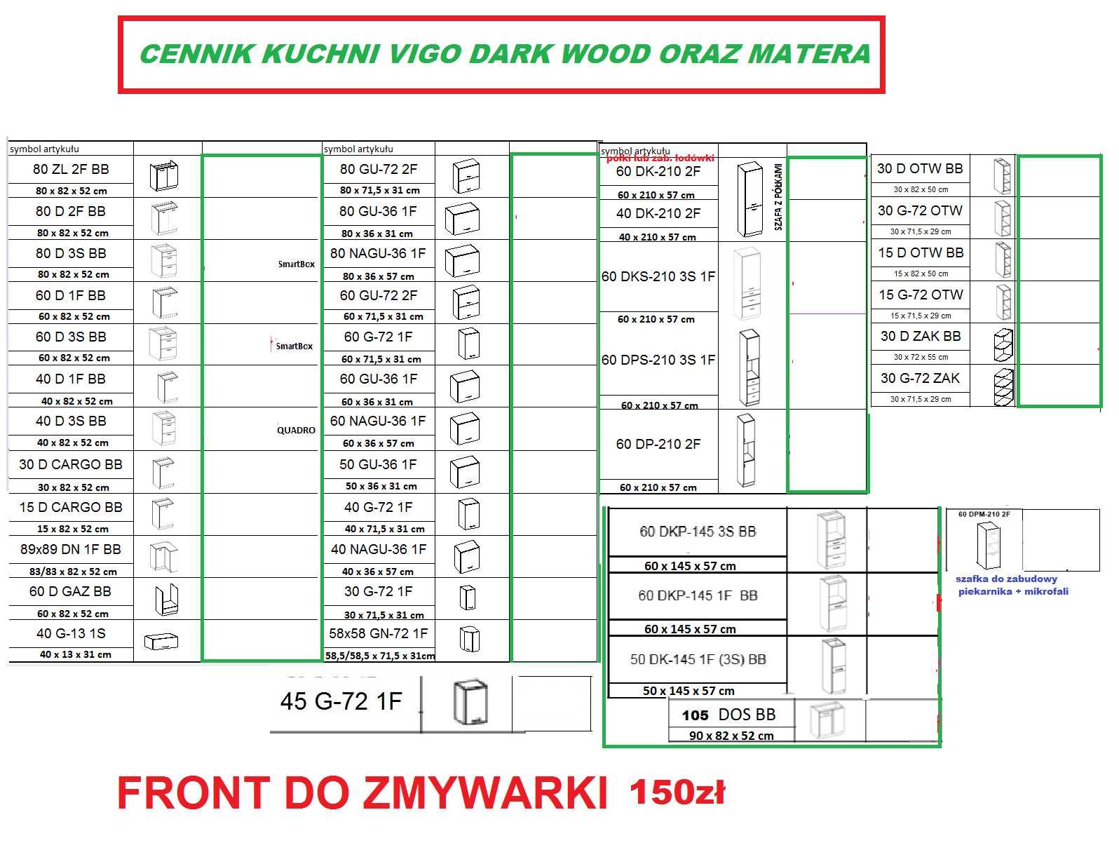 Vigo meble do kuchni modułowe kuchenne z blatem prosto od producenta