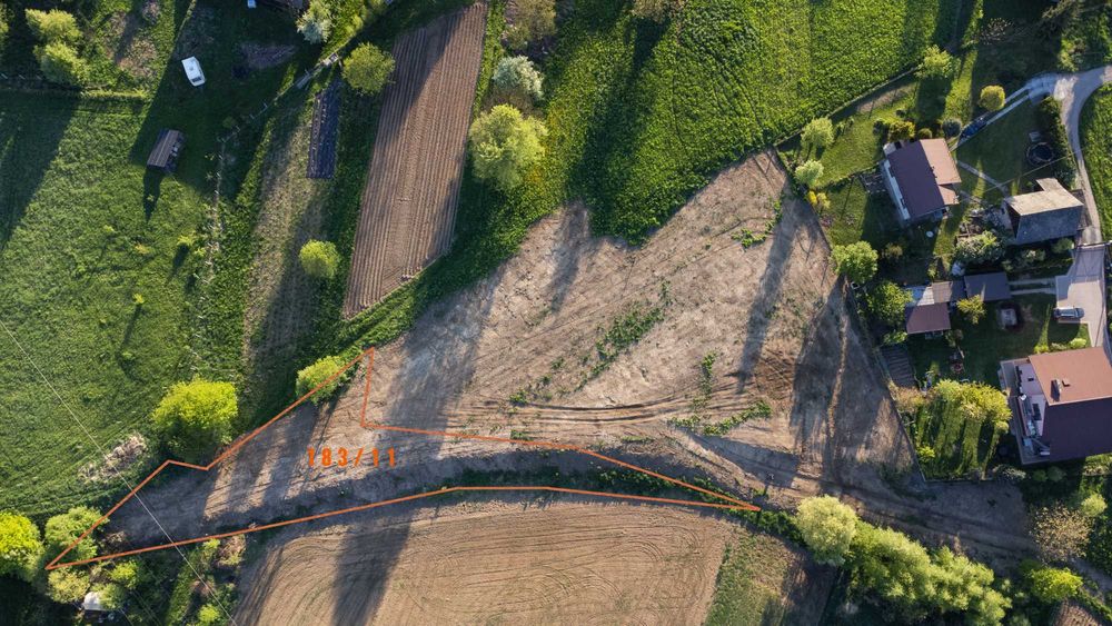 Działka budowalna 1 011 m² – Grabie (gm. Wieliczka), MN-79MN