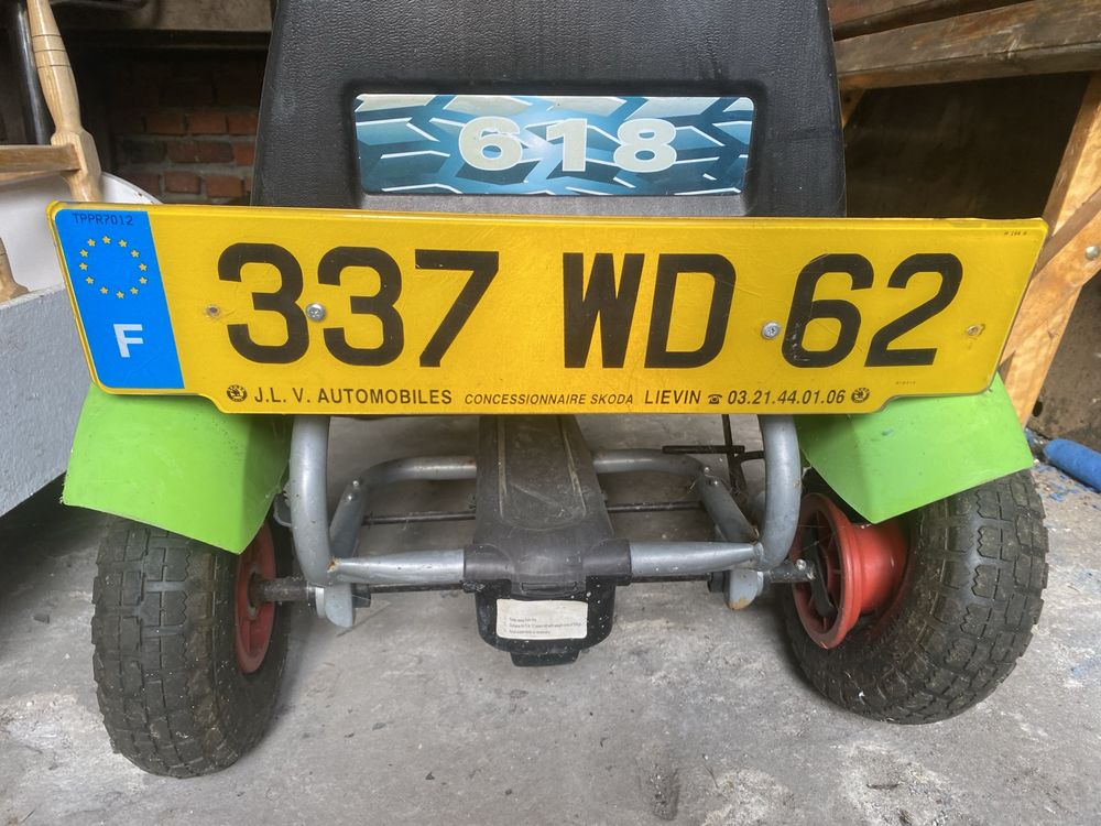 Gokart uszkodzone kolo