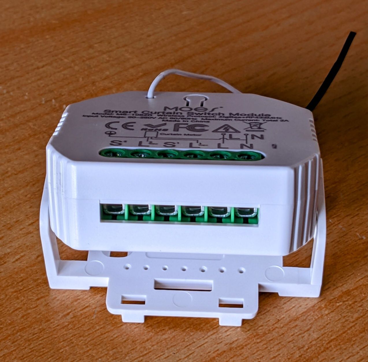 Módulo inteligente para percianas Zigbee RF433