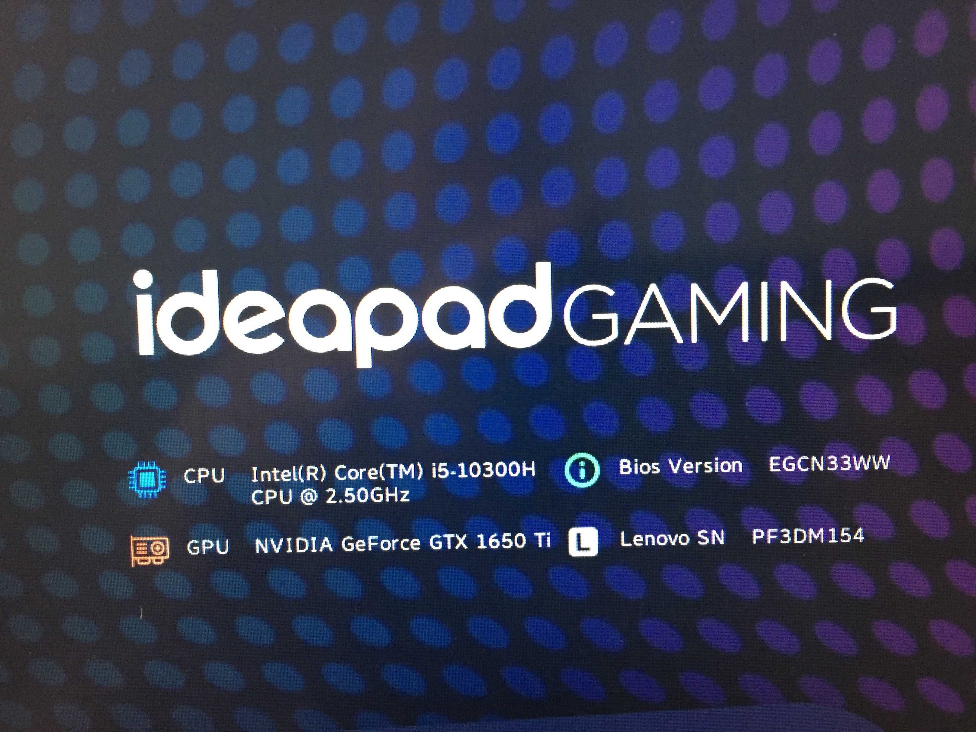 Ігровий ноутбук Lenovo IdeaPad Gaming 3 15IMH05