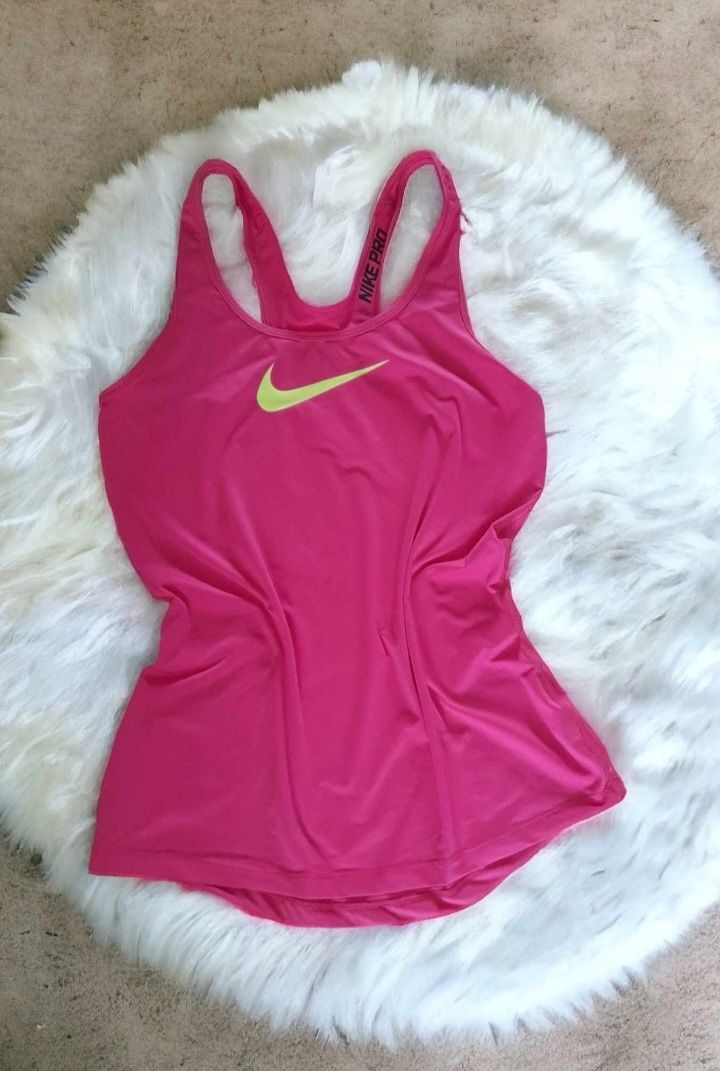 Różowy top damski nike pro rozm M