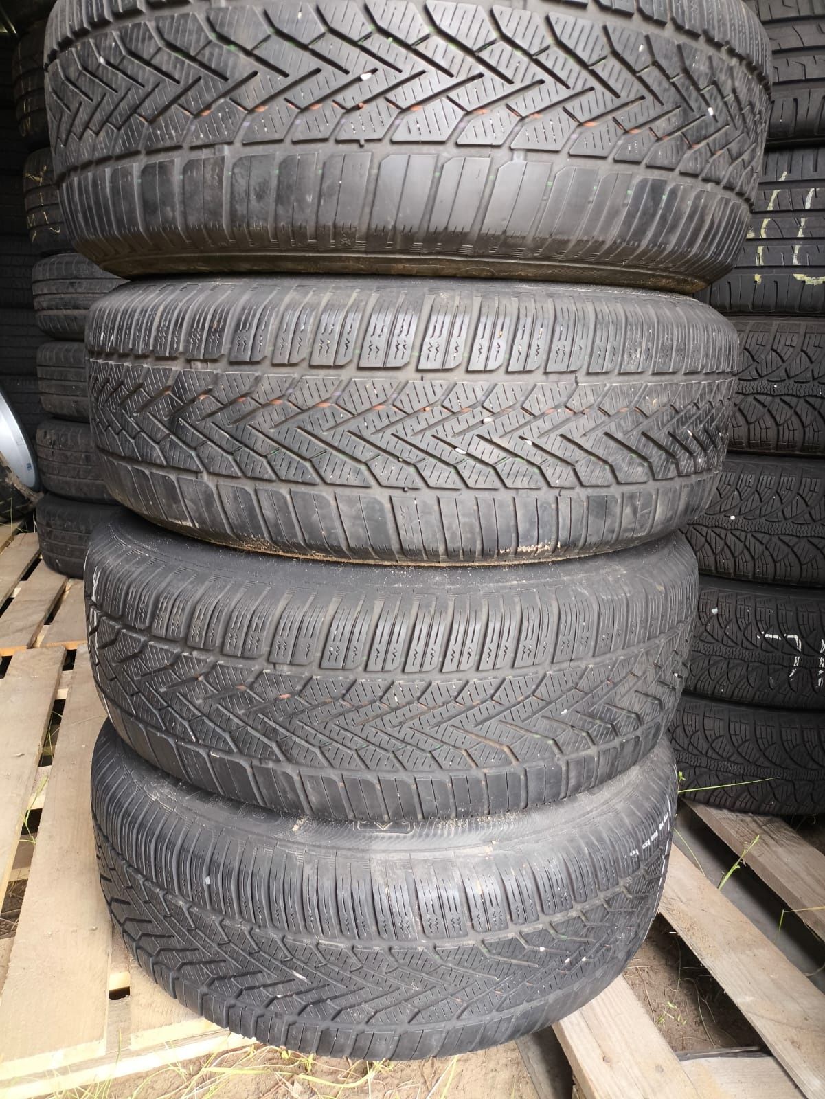 4x Alufelgi Dezent 16" 5x112 + Opony Semperit 215/65/16 Zimowe