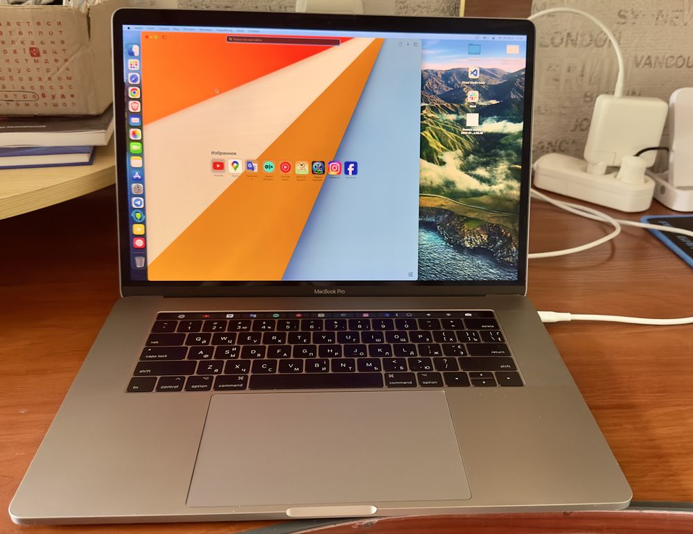 i7/16/512 Windows MacBook Pro 15” 2017 дві системи
