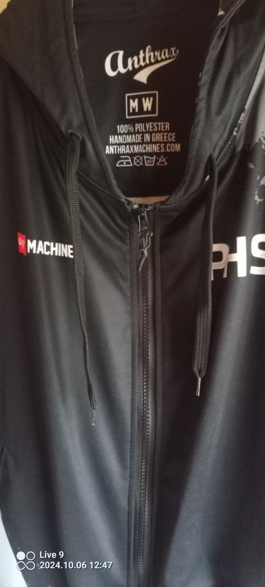 Bluza sportowa z kapturem Anthrax