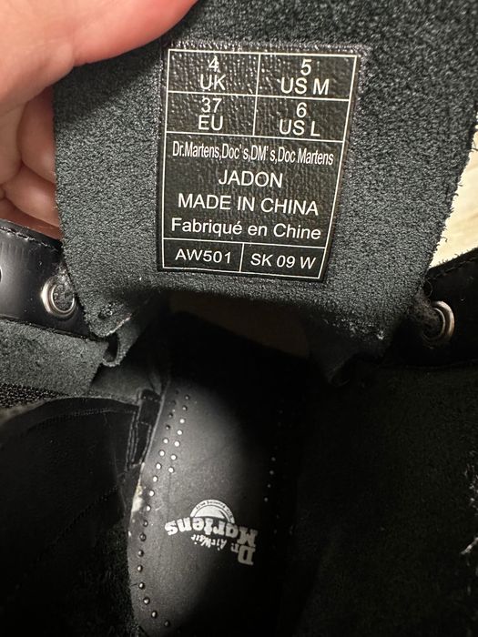 Dr. Martens Jadon (оригінал) – стильні черевики, 37 розмір