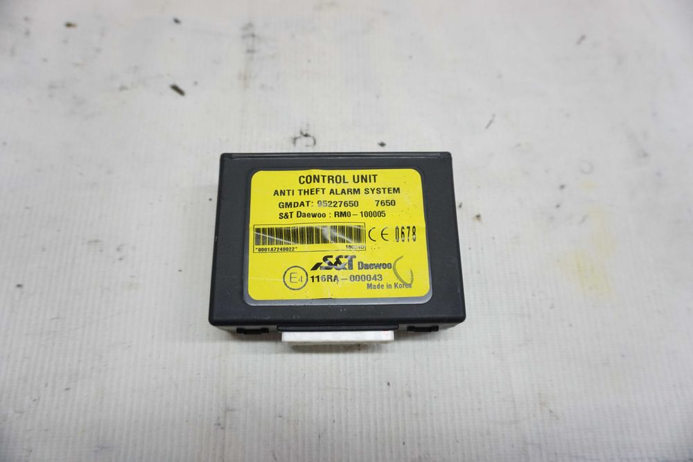 Блок управління протиугінною системою Шевроле Авео T255 \95227650