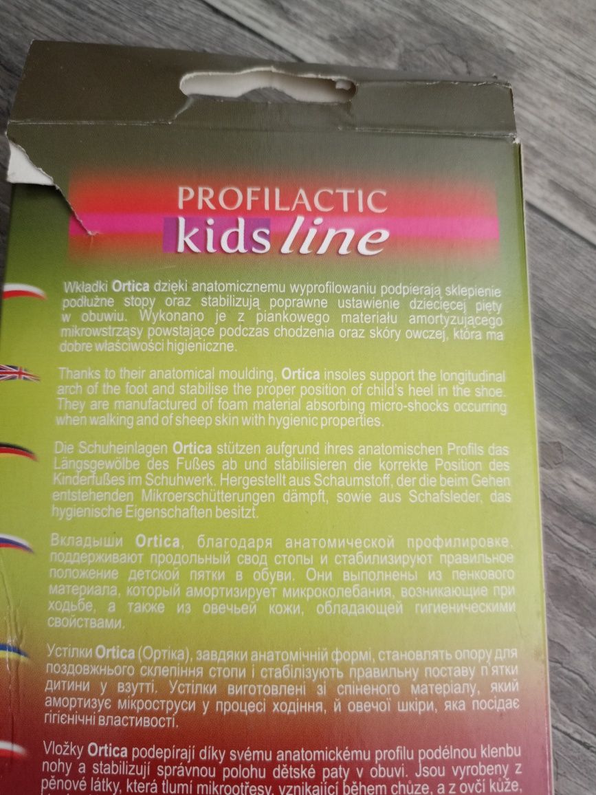 Nowe wkładki Ortica profilactik kids line