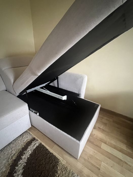Sofa naroznik z funkcją spania