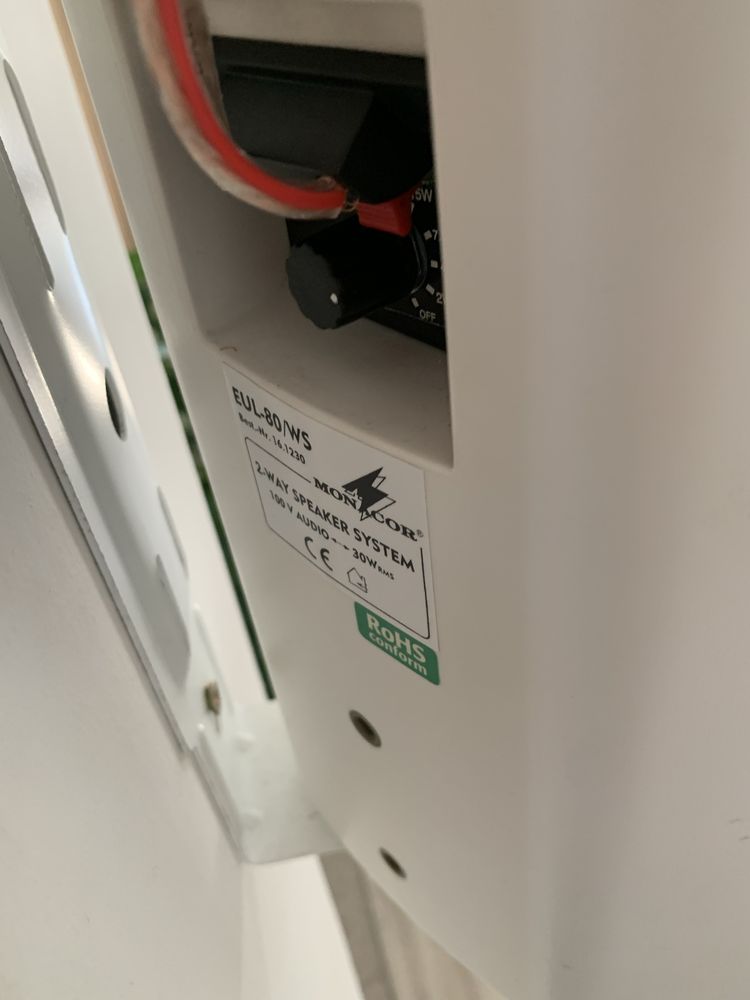 Naglosnienie restauracji pubu baru wzmacniacz denon kierunkowe glosnik
