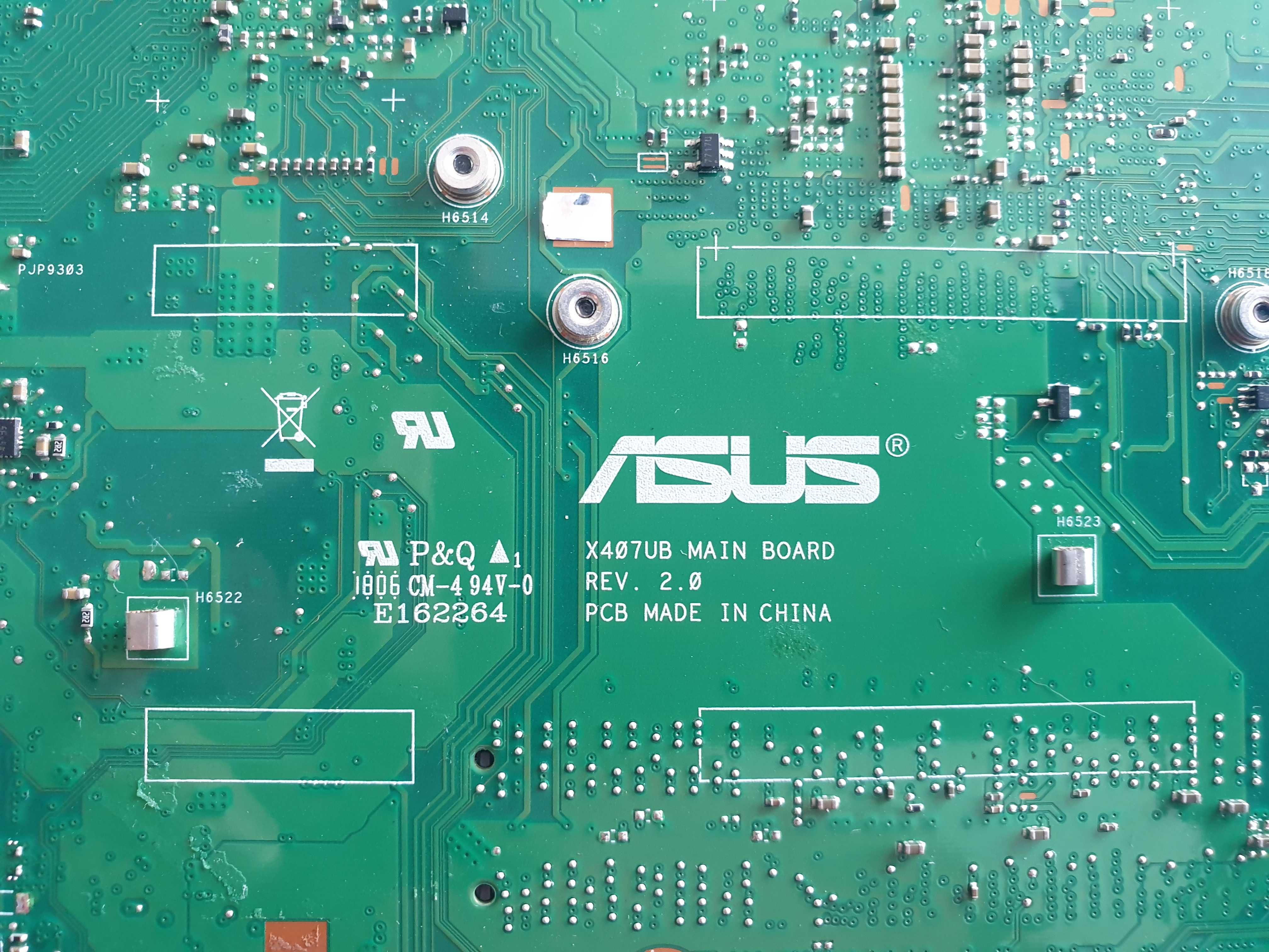 Motherboard asus x407ub avariada