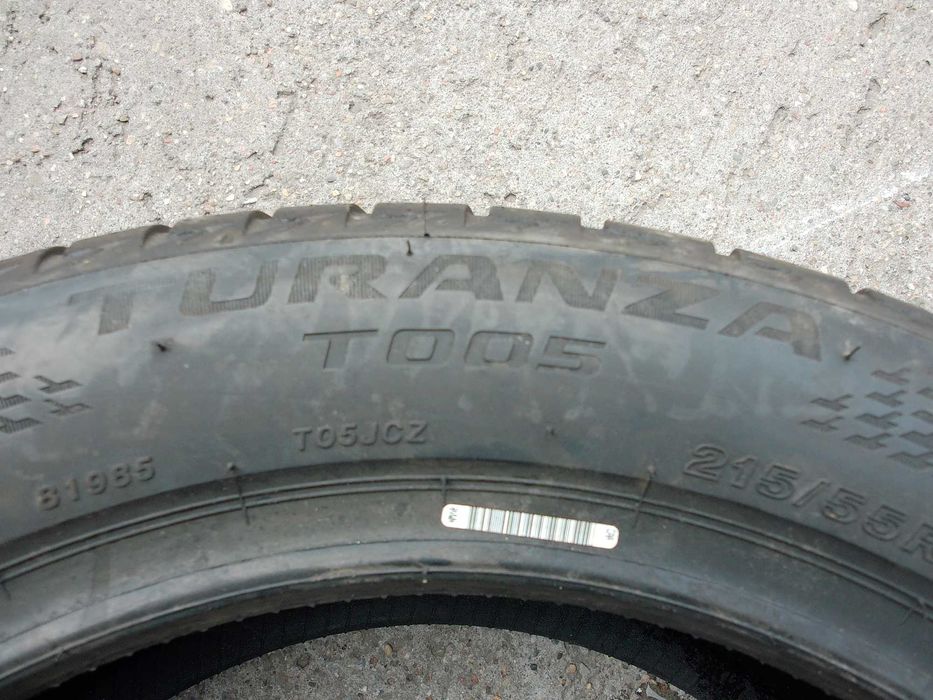 Bridgestone Turanza T005 215/55/17 84V nowa z 2022r