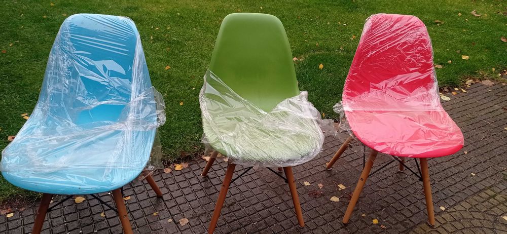 Kolorowe krzesła 4 szt.