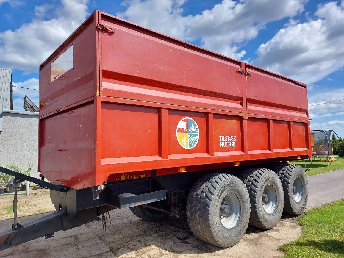 Przyczepa 3-osiowa tridem 21 ton. Osie skrętne