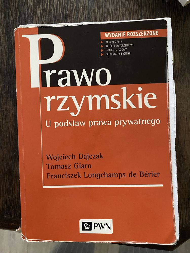 Prawo rzymskie Dajczak Giaro