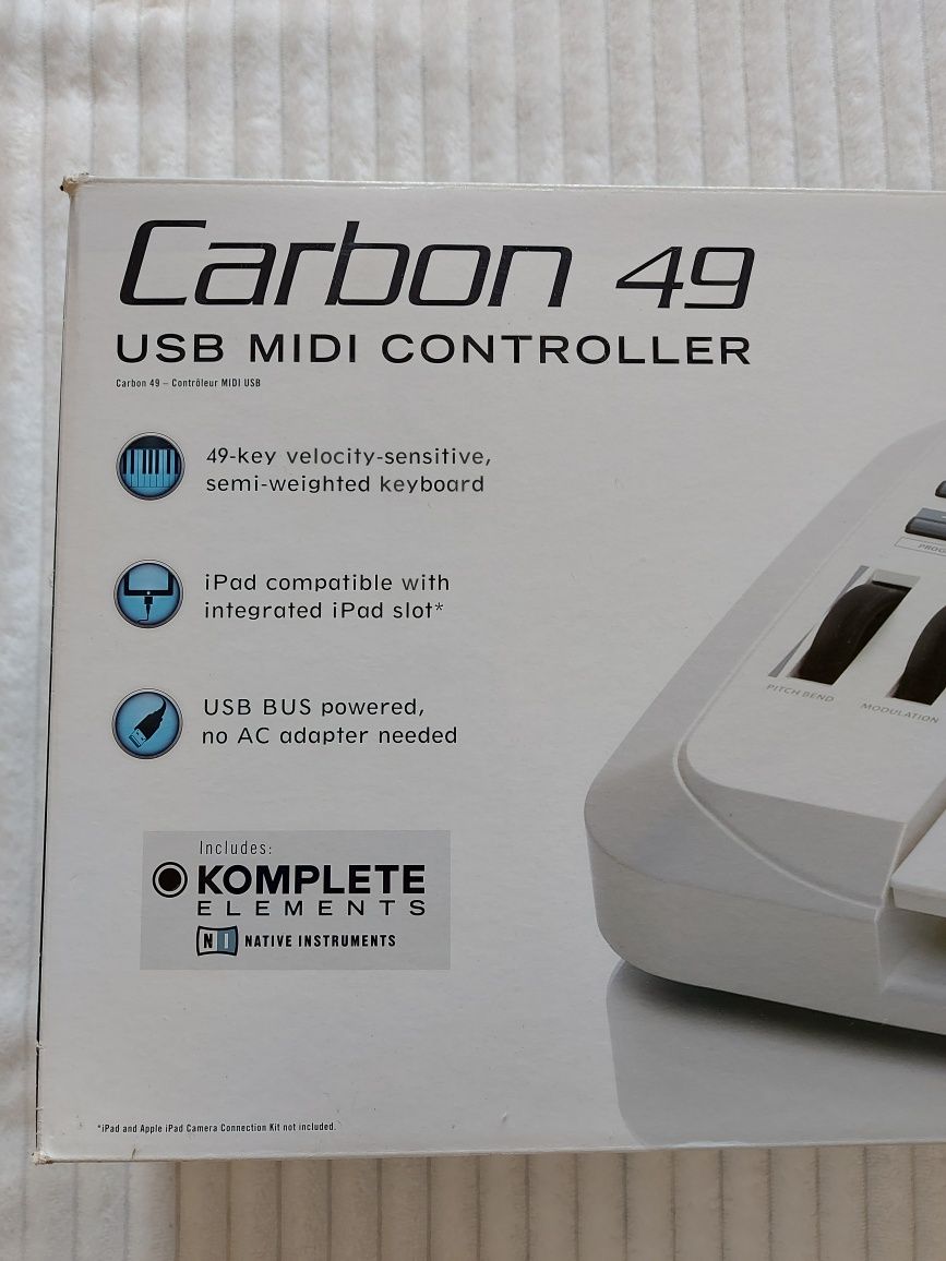 Teclado Carbon 49 USB Midi Controller
