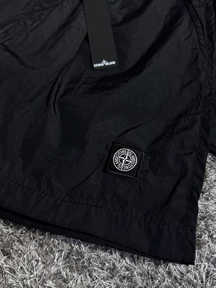 Шотри Stone Island  | Чорні | S–XL | Літній стиль