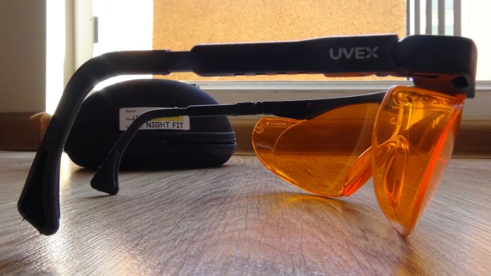 Okulary UVEX Night Fit nocne światło NOWE!