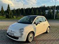 FIAT 500, 2009R, 1.2 Benzyna, Automat, Climatronic, Panorama dach.