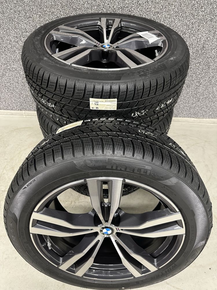 Nowe oryginalne koła zimowe alufelgi 21 BMW X7 G07 Double Spoke 754M