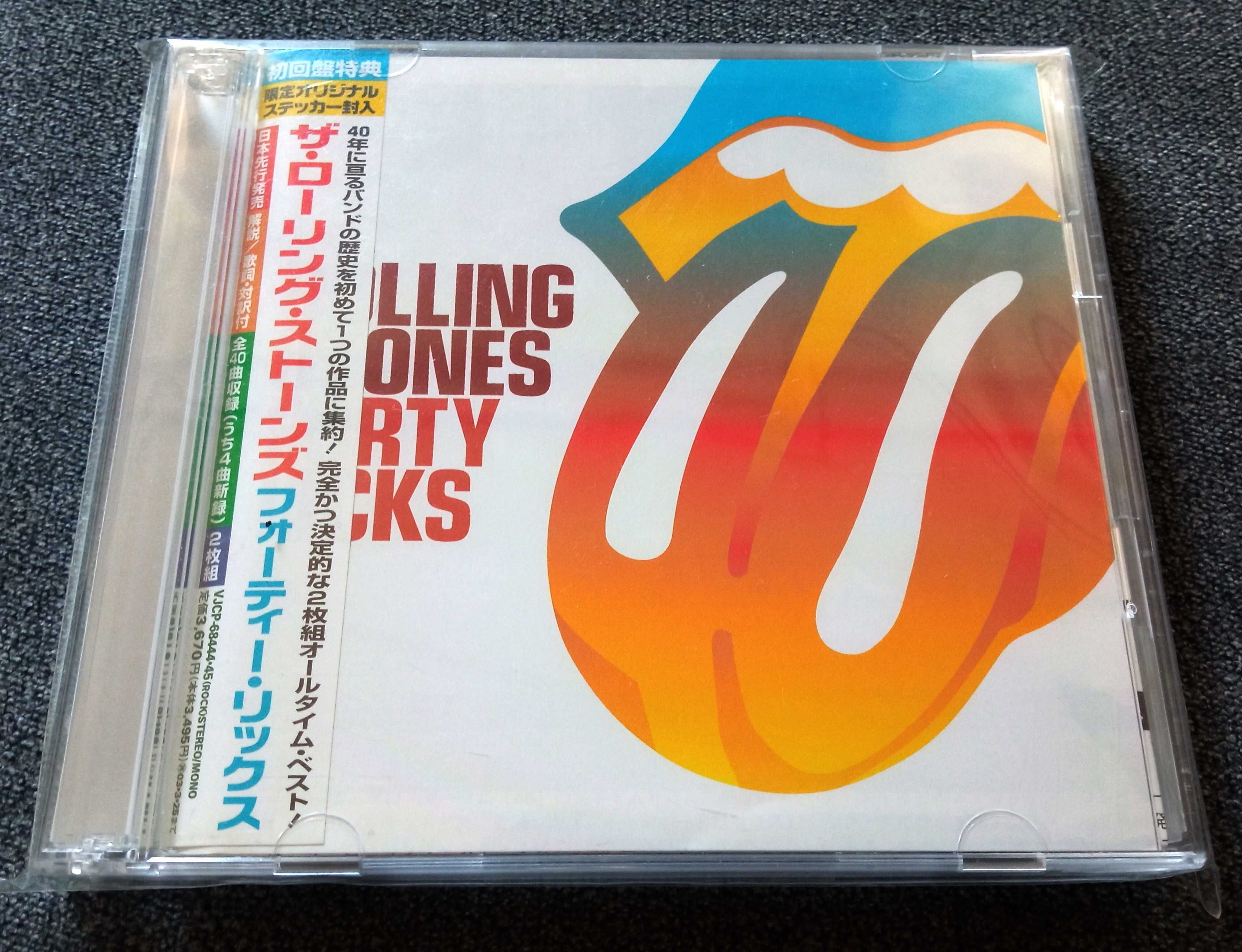 The Rolling Stones Forty Licks 2CD Japan Obi jak NOWE!