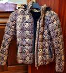 Parka com padrão de tigre