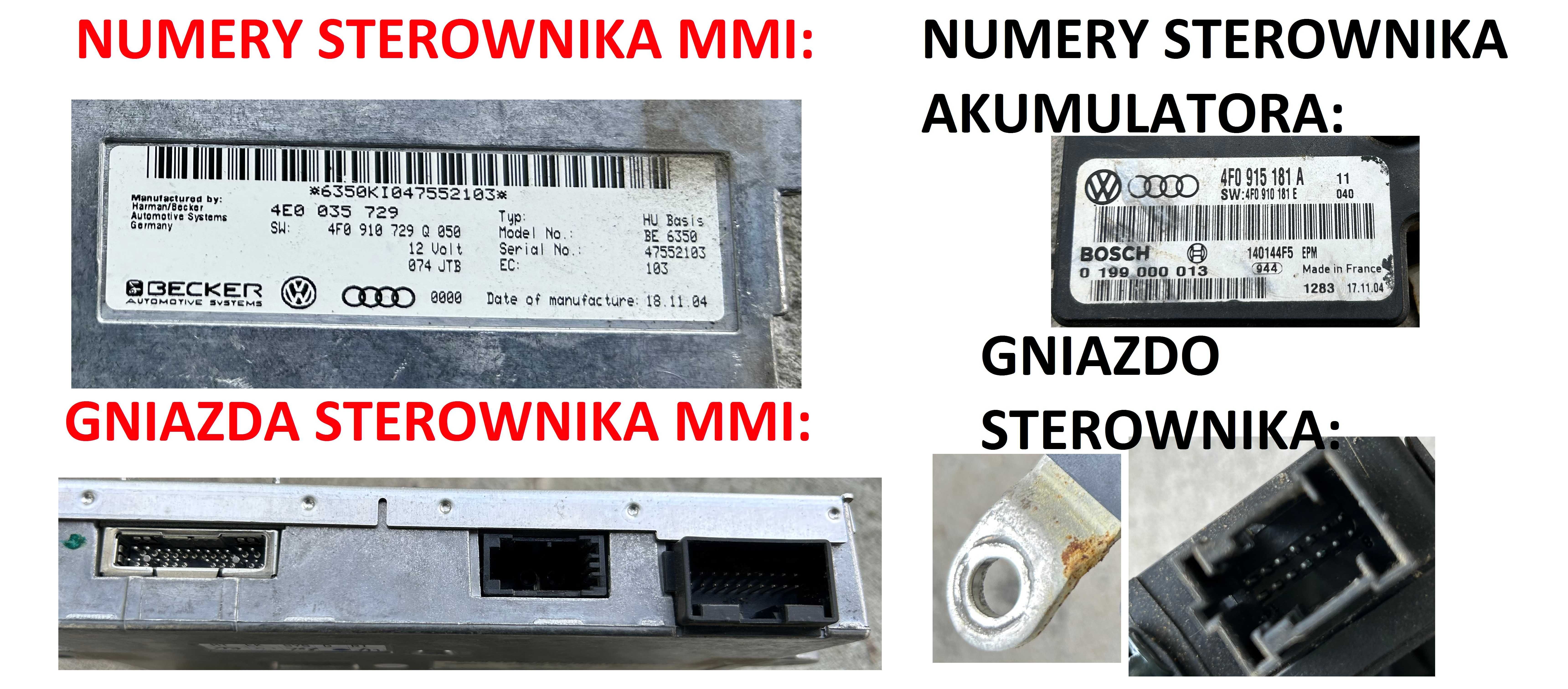 Zestaw Startowy Audi A6 C6 2.4 Benzyna 177 KM BDW GAC Automat 04-08