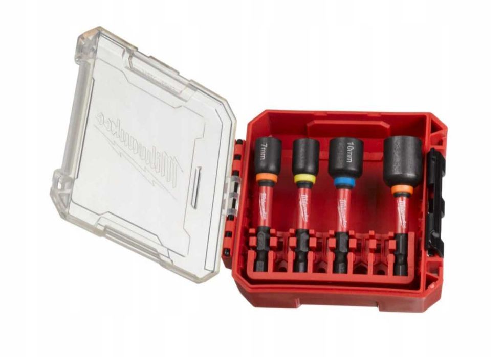 Nowe Magnetyczne Nasadki Milwaukee Udarowe 7-13 Udar Imbus Zakrętarka