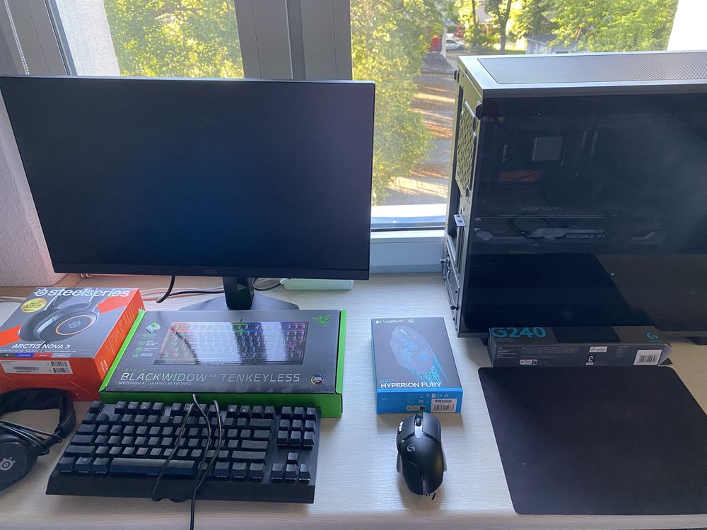 Komputer do gier i pracy - Ryzen 9 + RTX3070 + 32GB RAM + SSD NVMe