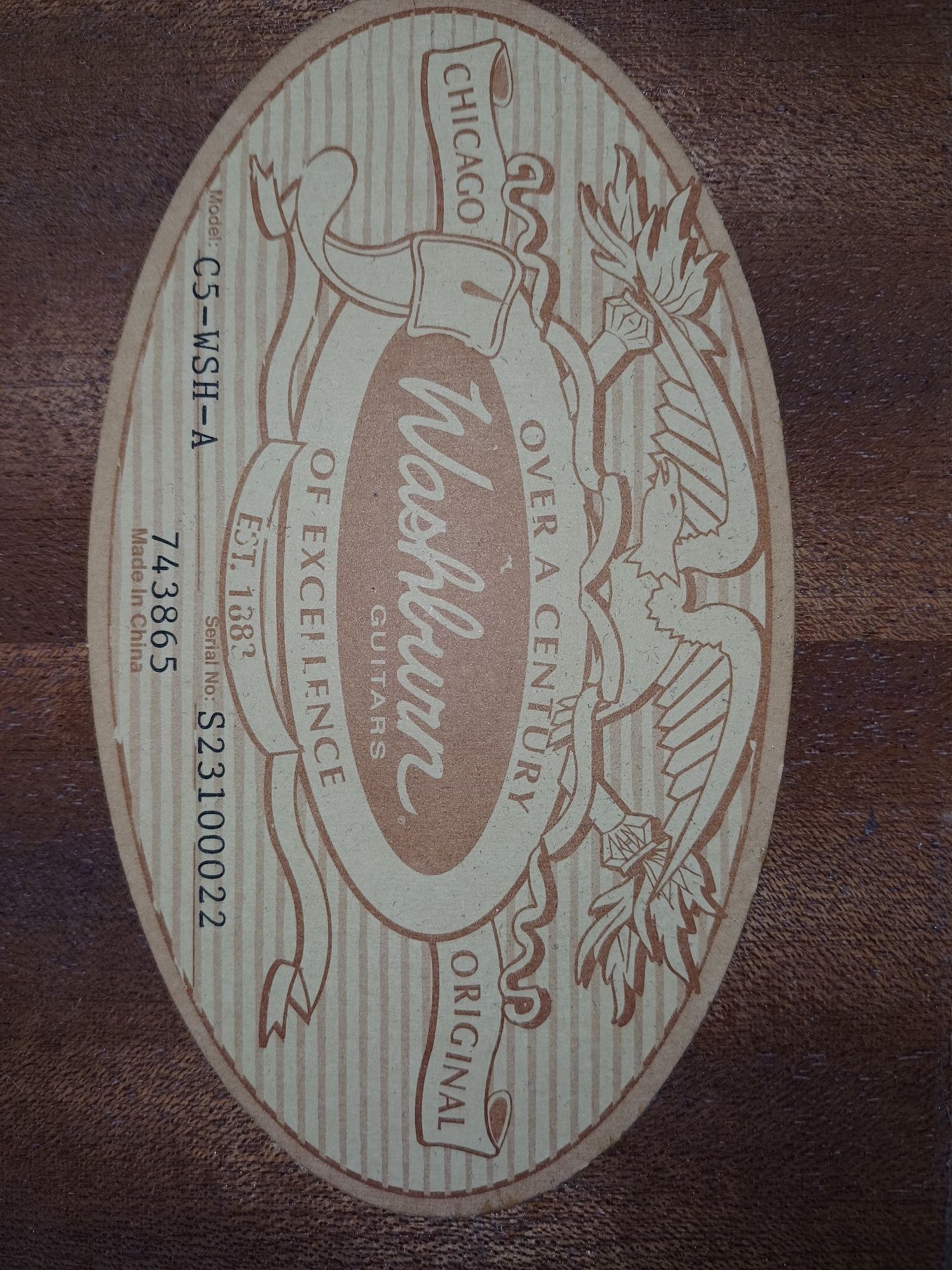 Spawarka gitarę klasyczną Washburn